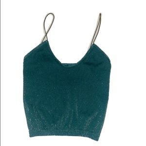 FREE PEOPLE shimmer tank !!